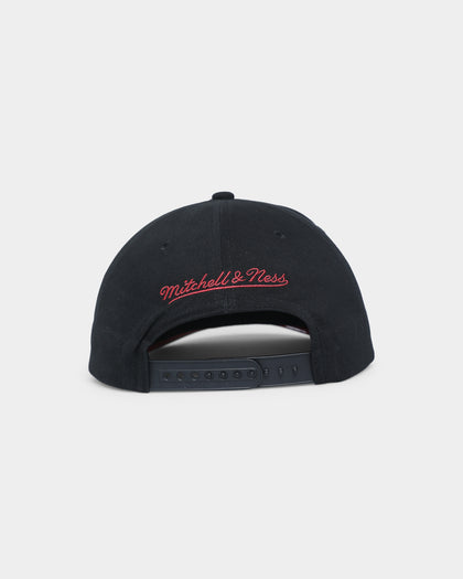 Mitchell & Ness Miami Heat 'Hardwood XL Crop Logo' Pro Crown Snapback Black