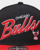 Mitchell & Ness Chicago Bulls 'Team Script 2.0 Hardwood Classics' Fitted Black