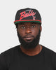 Mitchell & Ness Chicago Bulls 'Team Script 2.0 Hardwood Classics' Fitted Black
