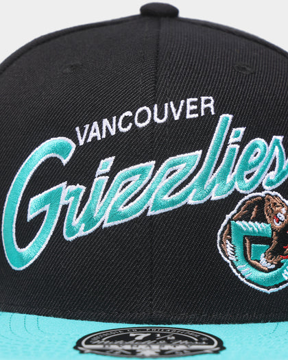 Mitchell & Ness Vancouver Grizzlies 'Team Script 2.0 Hardwood Classics' Fitted Black
