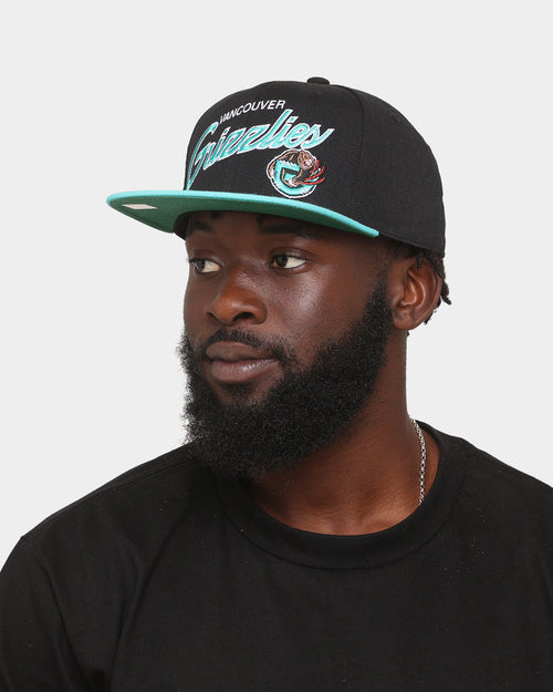 Mitchell & Ness Vancouver Grizzlies 'Team Script 2.0 Hardwood Classics' Fitted Black