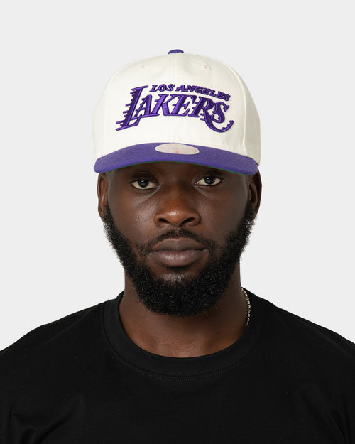 Mitchell & Ness Los Angeles Lakers Vintage HWC Deadstock Snapback White/Purple