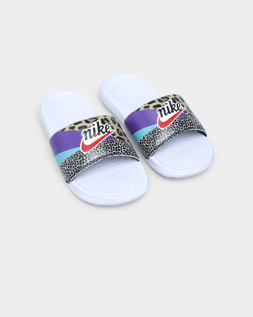 Nike Women's Victori One Slides White/Habanero