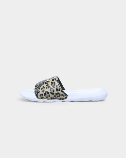 Nike Women's Victori One Slides White/Habanero