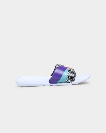 Nike Women's Victori One Slides White/Habanero