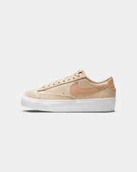 Nike Women's Blazer Low Platform Sanddrift/Hemp-Sanddrift/Black