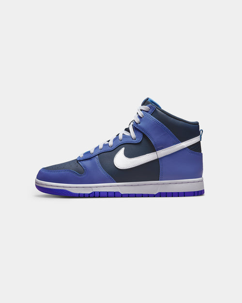 Nike Dunk Hi Retro "Obsidian" Medium Blue/White