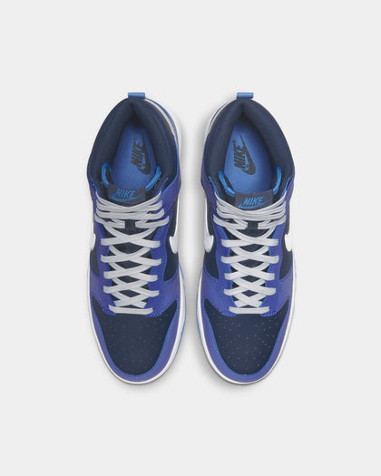 Nike Dunk Hi Retro "Obsidian" Medium Blue/White