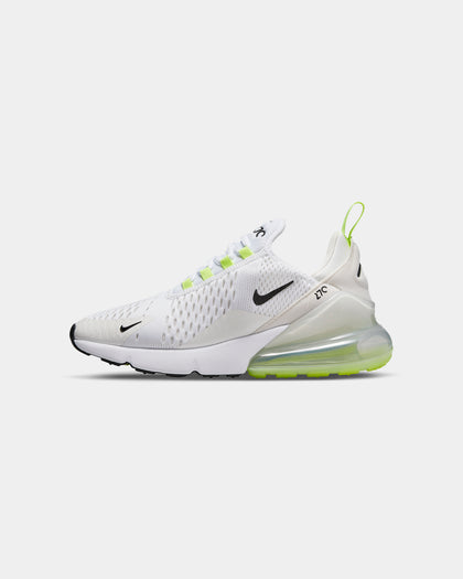 Nike Women's Air Max 270 White/Black/Light Bone/Ghost Green