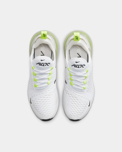 Nike Women's Air Max 270 White/Black/Light Bone/Ghost Green