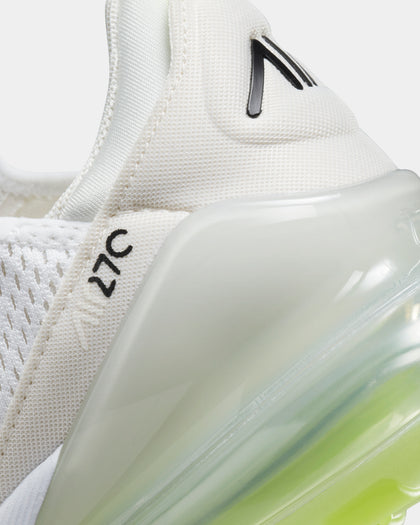 Nike Women's Air Max 270 White/Black/Light Bone/Ghost Green
