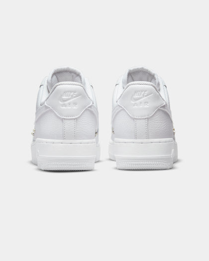 Nike Women's Air Force 1 '07 SE White/White/Metallic Silver/Black