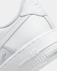 Nike Women's Air Force 1 '07 SE White/White/Metallic Silver/Black
