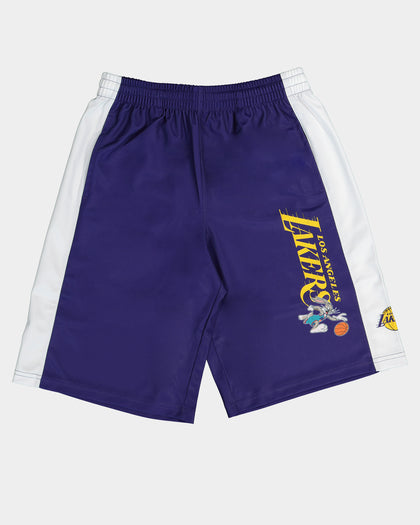 NBA Kid's NBA X Space Jam 2: A New Legacy Los Angeles Lakers Shorts Purple