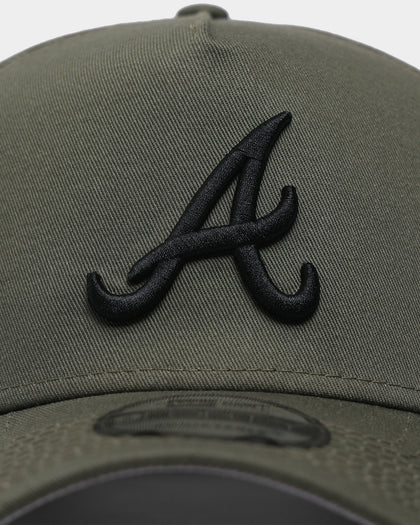 New Era Atlanta Braves 'Olive/Black' 9FORTY A-Frame Snapback Olive/Black