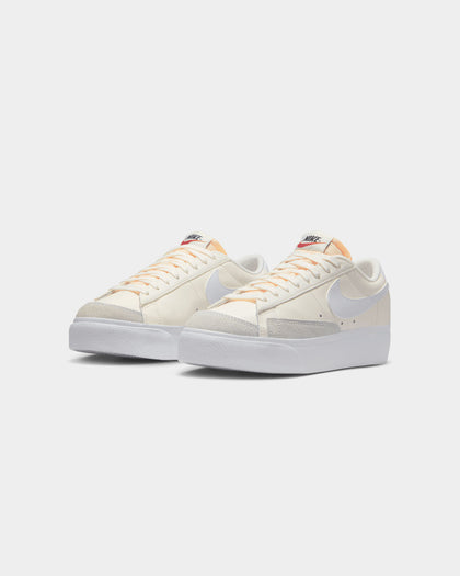 Nike Women's Blazer Low Platform Sail/White-White