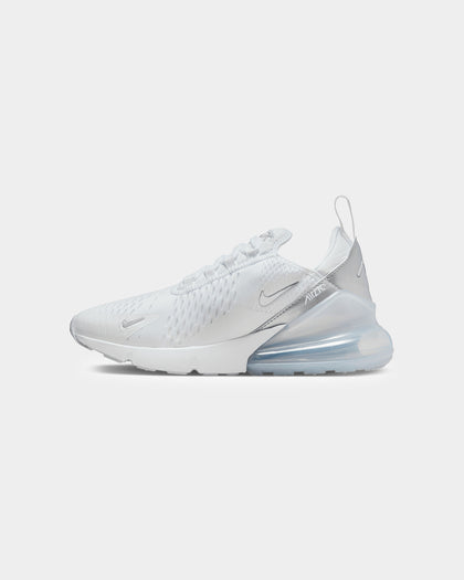 Nike Women's Air Max 270 White/Metallic Platinum