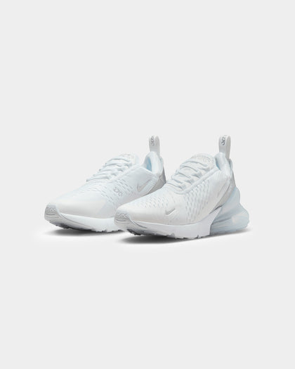 Nike Women's Air Max 270 White/Metallic Platinum