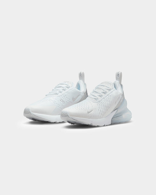 Nike Women's Air Max 270 White/Metallic Platinum