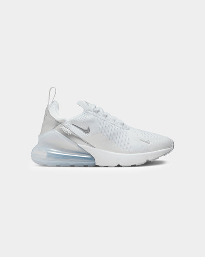 Nike Women's Air Max 270 White/Metallic Platinum