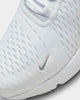 Nike Women's Air Max 270 White/Metallic Platinum