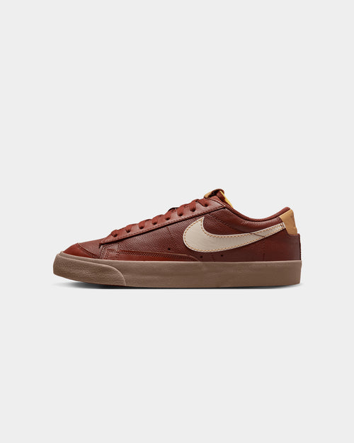 Nike Blazer Low '77 EMB "Inspected By Swoosh" Oxen Brown/Pearl White-Elemental Gold
