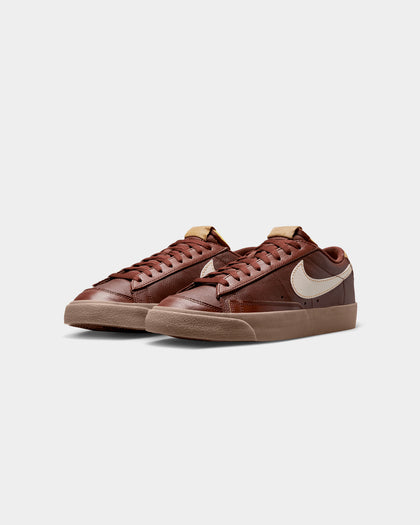 Nike Blazer Low '77 EMB "Inspected By Swoosh" Oxen Brown/Pearl White-Elemental Gold