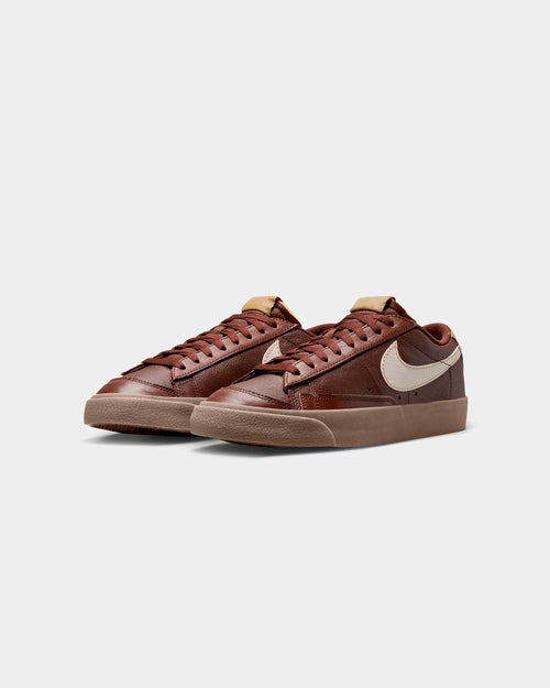 Nike Blazer Low '77 EMB "Inspected By Swoosh" Oxen Brown/Pearl White-Elemental Gold