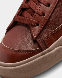 Nike Blazer Low '77 EMB "Inspected By Swoosh" Oxen Brown/Pearl White-Elemental Gold