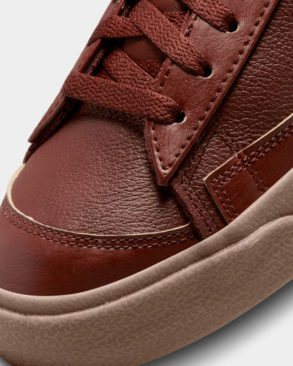 Nike Blazer Low '77 EMB "Inspected By Swoosh" Oxen Brown/Pearl White-Elemental Gold