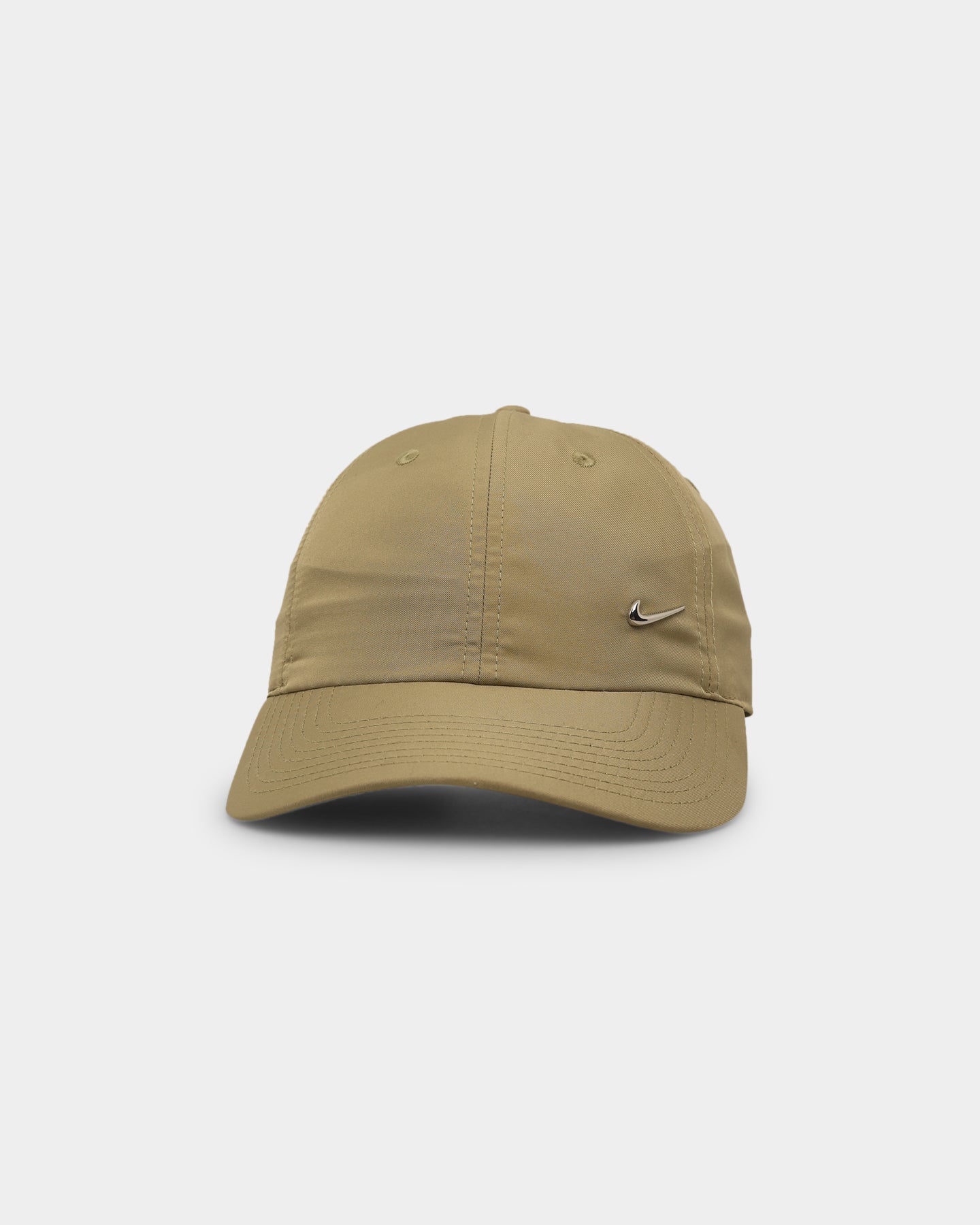 nike metal swoosh cap khaki