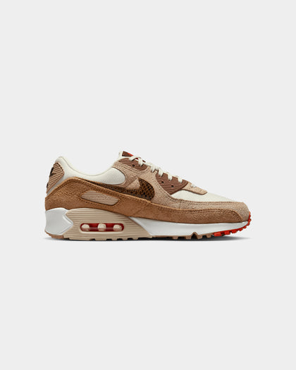 Nike Women's Air Max 90 SE Pale Ivory/Picante Red-Summit White