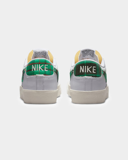 Nike Blazer Low '77 Premium "Tartan" White/Stadium Green