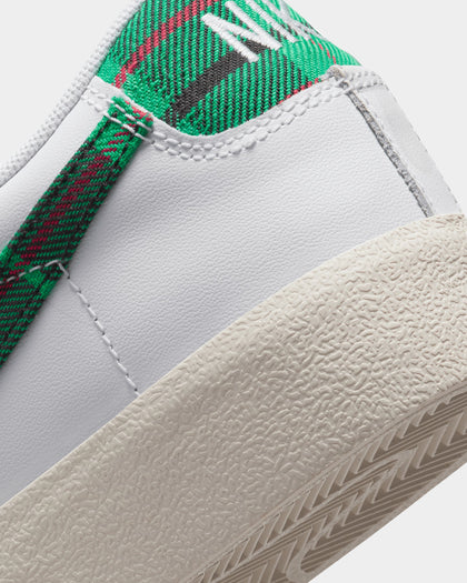 Nike Blazer Low '77 Premium "Tartan" White/Stadium Green
