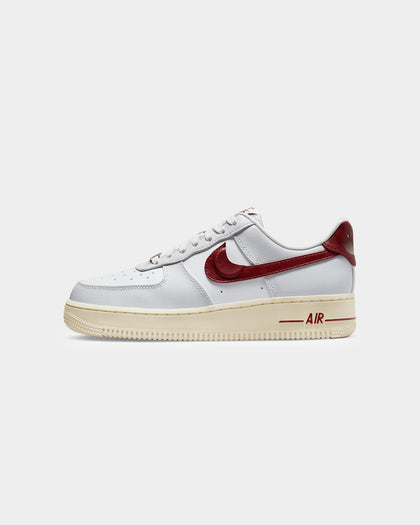 Nike Women's Air Force 1 '07 SE "Swoosh Pocket" Photon Dust/Team Red