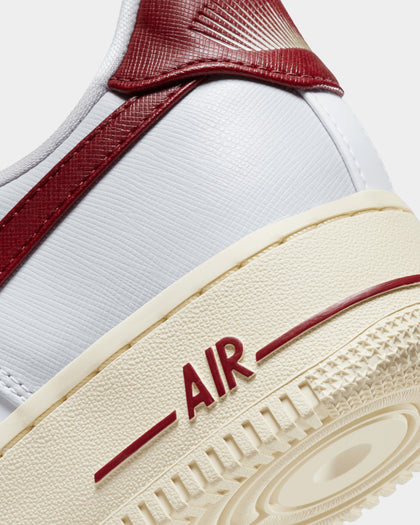 Nike Women's Air Force 1 '07 SE "Swoosh Pocket" Photon Dust/Team Red
