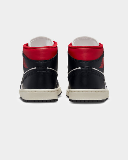 Jordan Women's Air Jordan 1 Mid "Gym Red" Black/Gym Red