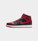 Jordan Kids' Air Jordan 1 Mid (GS) "Alternate Bred" Black/Fire Red-White