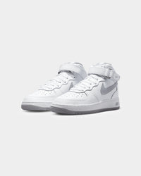 Nike Kids' Air Force 1 Mid LE (GS) White/Wolf Grey