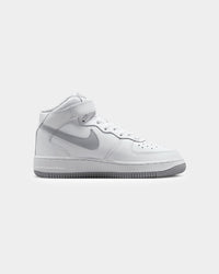 Nike Kids' Air Force 1 Mid LE (GS) White/Wolf Grey
