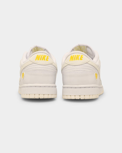 Nike Women's Dunk Low "Yellow Heart" White/Sail-Optic White