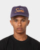 New Era Phoenix Suns 'OG Team Coloured Cord' Script Old Golfer Snapback Purple