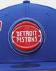 New Era Detroit Pistons 'City Cluster' 59FIFTY Fitted Medium Blue