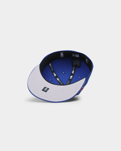 New Era Detroit Pistons 'City Cluster' 59FIFTY Fitted Medium Blue