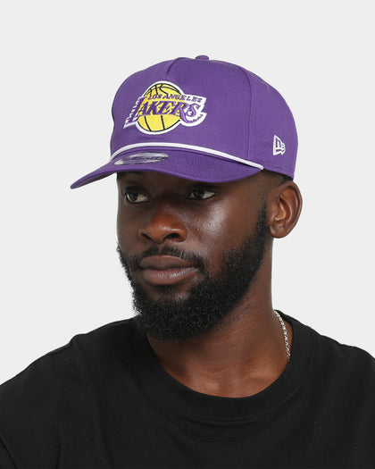 New Era Los Angeles Lakers 'The Rope' Old Golfer Snapback Team Colours