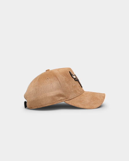 New Era Chicago Bulls 'Winter Wheat Suede' 9FORTY K-Frame Strapback Wheat