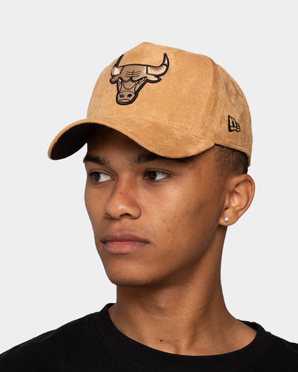 New Era Chicago Bulls 'Winter Wheat Suede' 9FORTY K-Frame Strapback Wheat
