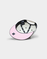New Era Chicago Bulls 'Neopolitan' Golfer Snapback Chrome White/Walnut/Pink