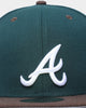 New Era Atlanta Braves 'Beef & Broccoli' 59FIFTY Fitted Dark Green