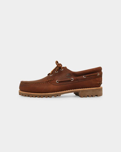 Timberland Authentics 3 Eye Classic Shoes Rust Full Grain